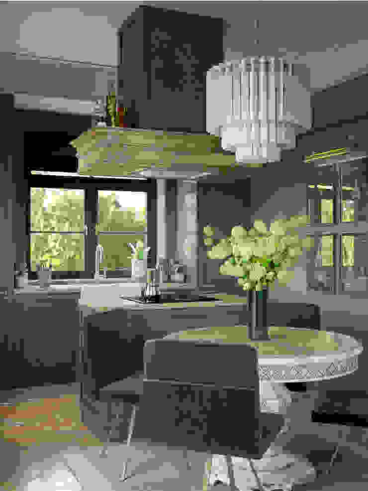 Интерьер столовой Столовая комната в классическом стиле от Studio 25 Классический