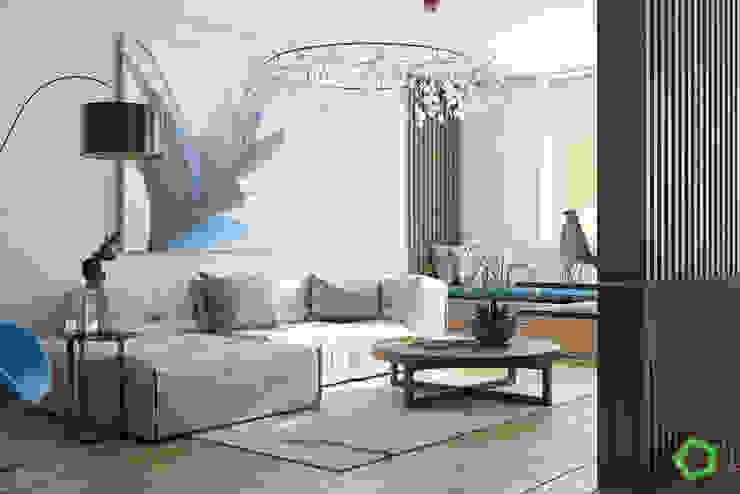 Living room Polygon arch&des Modern Living Room Living room