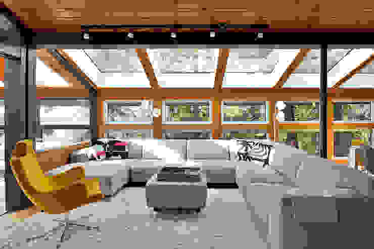 West Hawk Lake Interior Unit 7 Architecture Modern living room modern,cottage,cabin,contemporary,living room,family room,modern skylights,manitoba,winnipeg,interiors