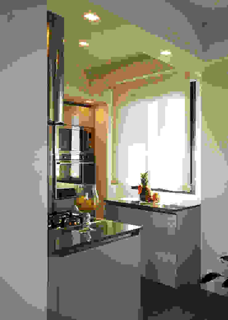 Cucina Kitchen Fabiola Ferrarello ห้องครัว หินควอตซ์ Grey