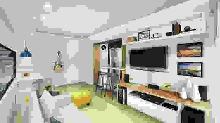 Salas de estar com decoração em tons de amarelo | homify