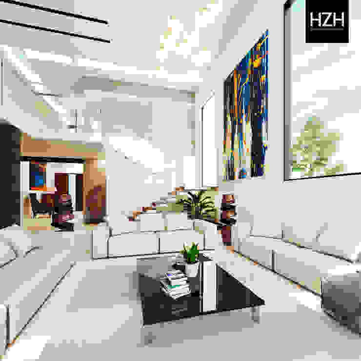 Residencia Contry La Silla, HZH Arquitectura & Diseño HZH Arquitectura & Diseño Phòng khách