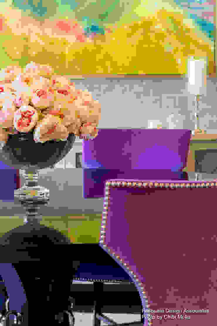 Pasquale Design - Transitional Color - Interior 4 Chibi Moku Architectural Films Moderne Esszimmer Holz-Kunststoff-Verbund Lila/Violett interior design,design,decor,dining room,dining room decor,dining room ideas,dining room design