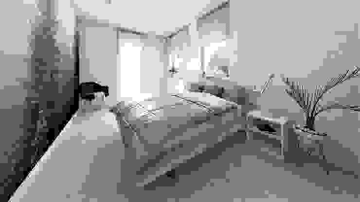 MIESZKANIE MARCELIŃSKA, atoato atoato Modern style bedroom