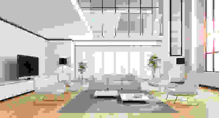 Minimal Living Space Gracious Luxury Interiors Modern living room White