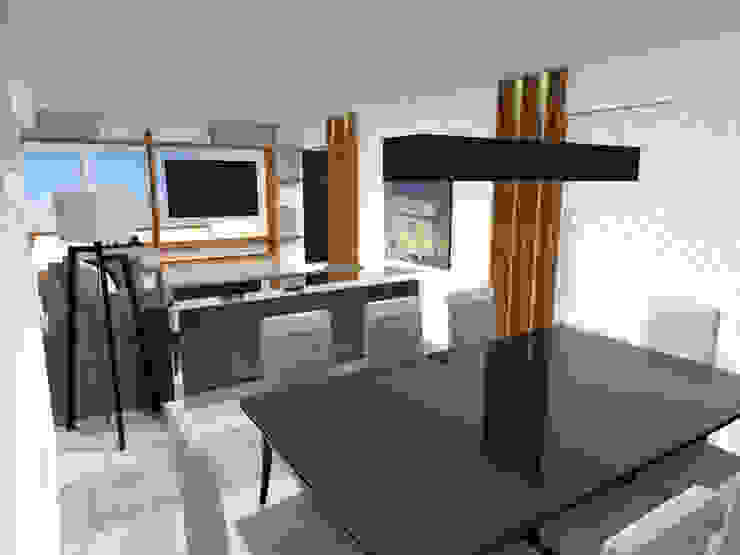 LILIAN FUGITA ARQUITETURA Salas de estar modernas