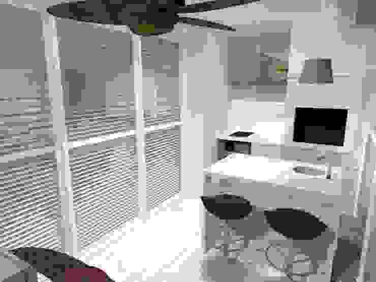 LILIAN FUGITA ARQUITETURA Varandas, marquises e terraços modernos