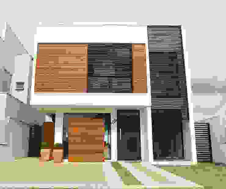 Casa AT, Taguá Arquitetura Taguá Arquitetura Modern houses Wood White