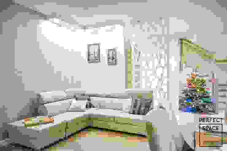 2-poziomowe mieszkanie, Perfect Space Perfect Space Modern living room