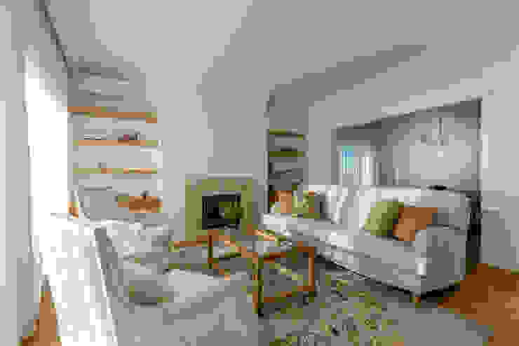 Sala de Estar Stoc Casa Interiores Salas de estar modernas Bege