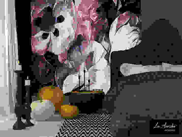 Fleur -Variation- Wallpaper La Aurelia Moderne Wände & Böden Lila/Violett Tapeten