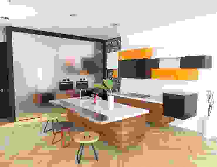 Propuesta interiores., Eidética Eidética Modern kitchen