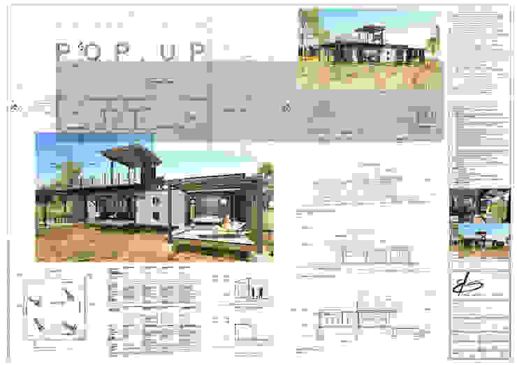 Pop Up retreat - Shipping Container living, Edge Design Studio Architects Edge Design Studio Architects Industrial style houses
