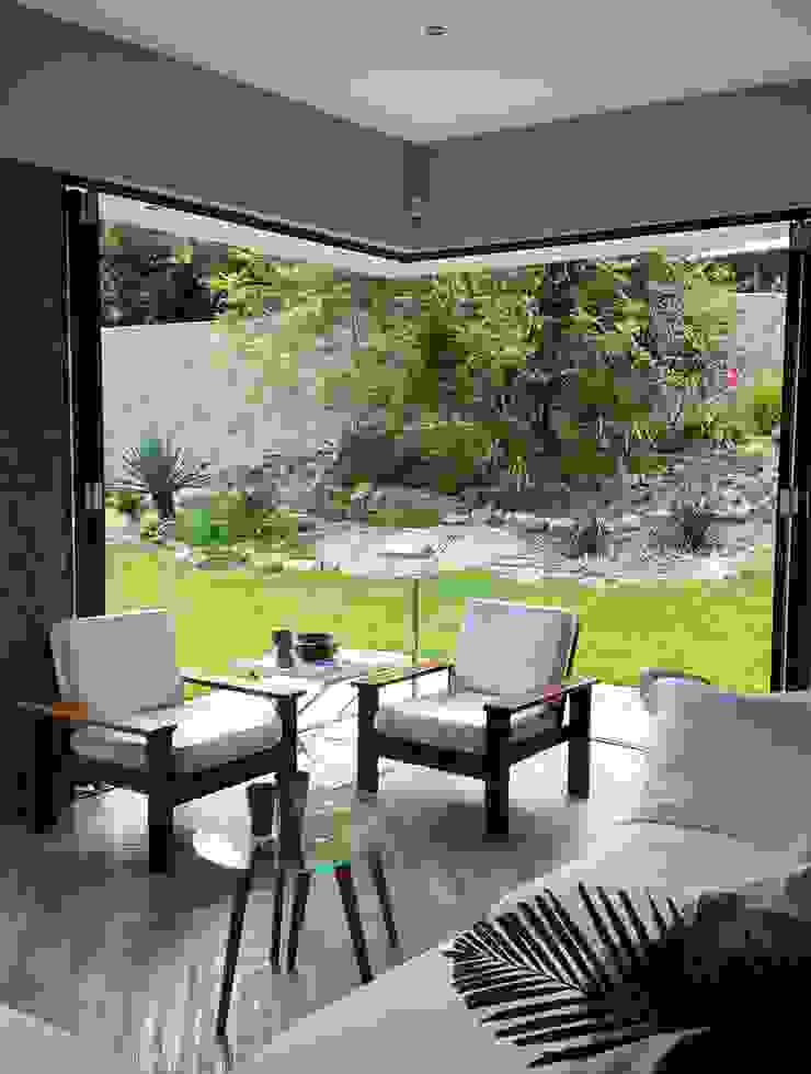 open corner Human Voice Architects 现代客厅設計點子、靈感 & 圖片