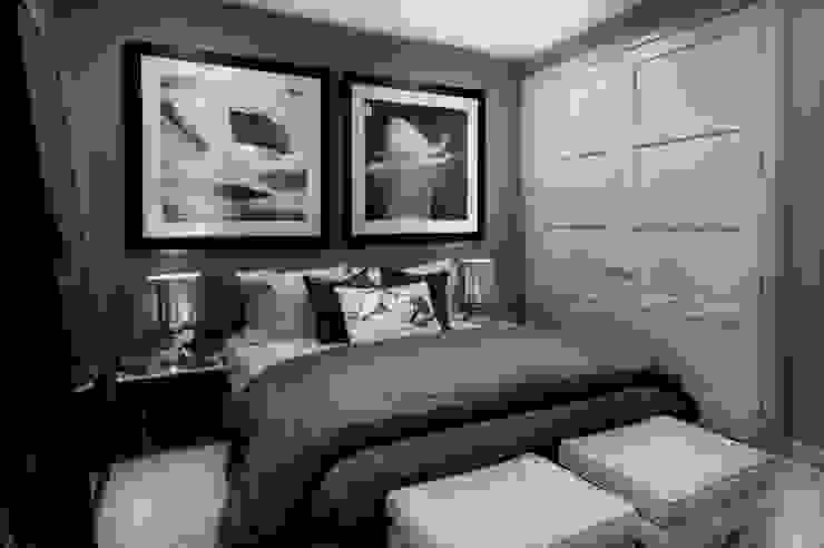 Bedroom - The Pearl Joe Ginsberg Design اتاق خواب Grey