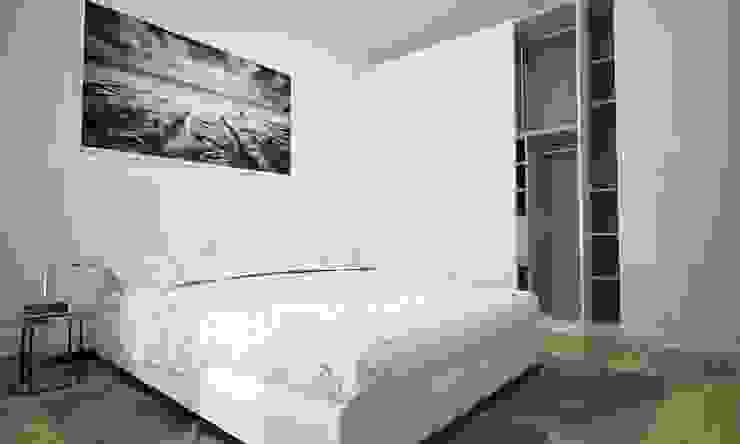 BILOCALE SANTO STEFANO, LAB16 architettura&design LAB16 architettura&design Camera da letto minimalista