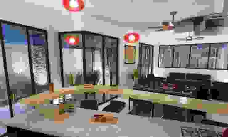 FRACTAL CORP Arquitectura 모던스타일 다이닝 룸