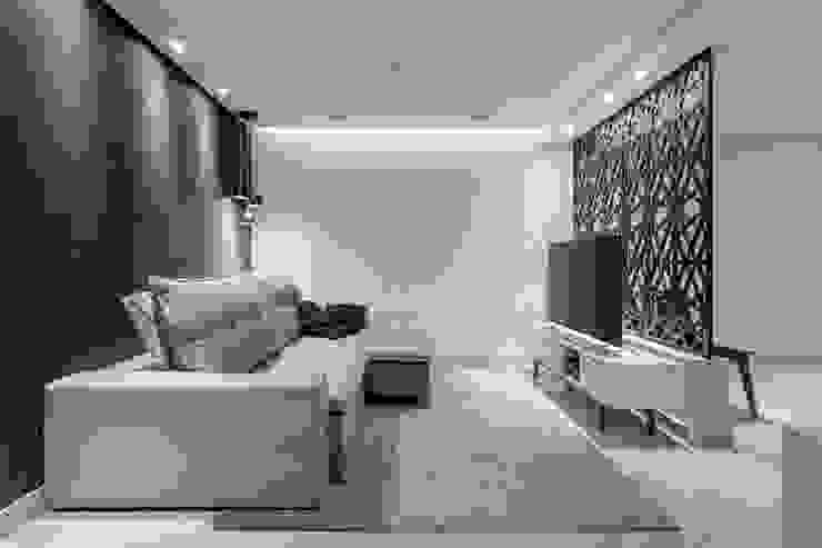 Caio Prates Arquitetura e Design Гостиная в стиле минимализм МДФ Черный