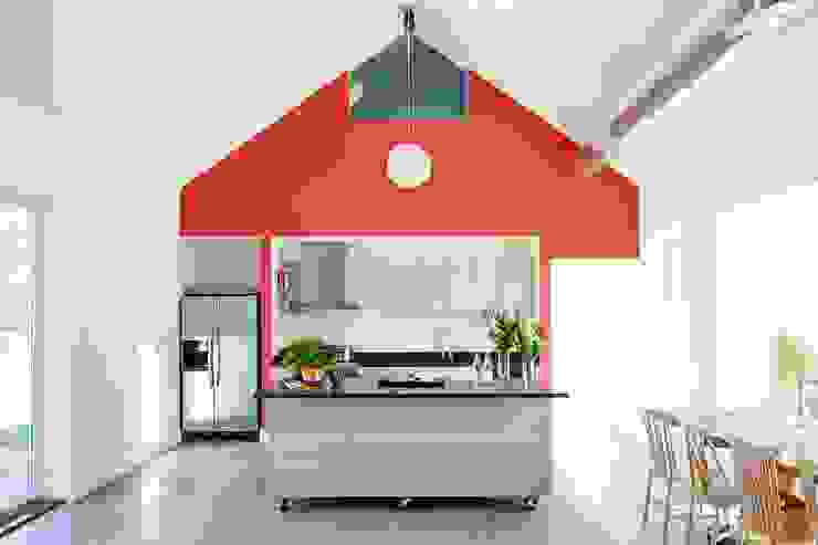 Kitchen ZeroEnergy Design Modern Kitchen Red Passive House,kitchen