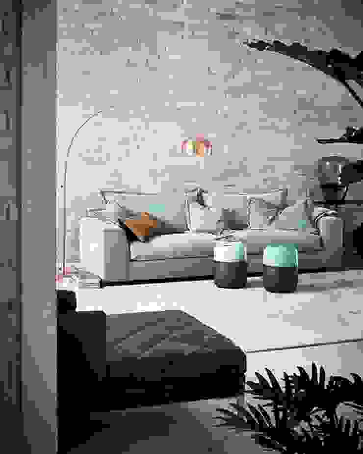 No Place Like Home ® モダンデザインの リビング