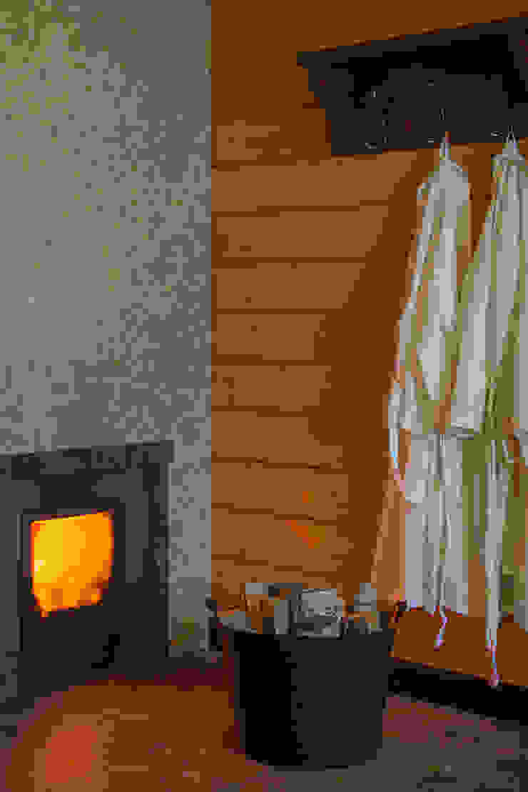 Дом и баня в поселке Гавриково, МО. ItalProject Спа в эклектичном стиле Дерево