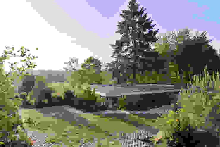 Courtyard House NO Architecture Ausgefallener Garten