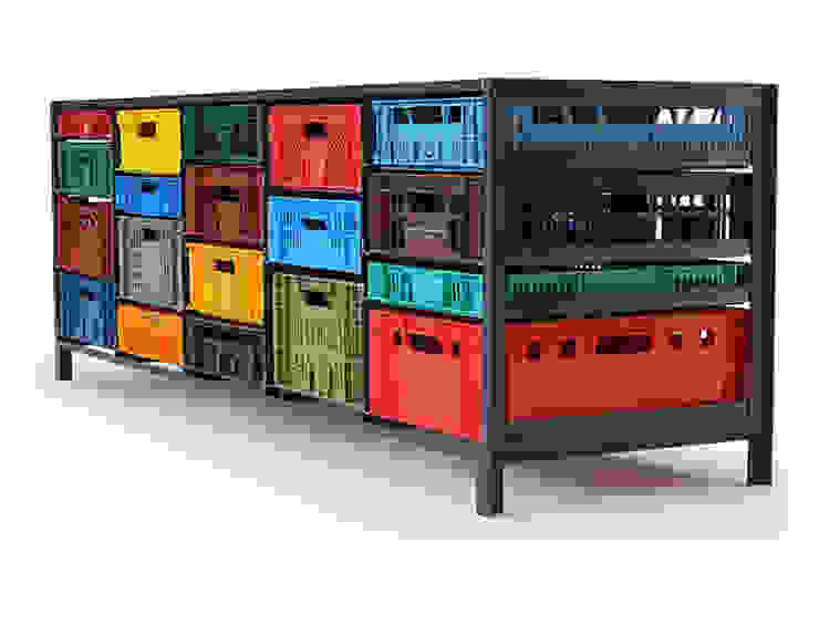 homify Modern living room Metal Storage