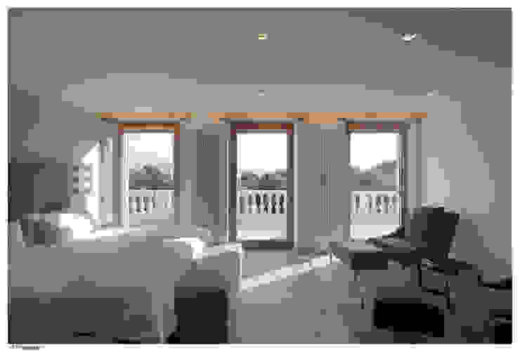 مزيج الأبيض والرمادي في 10 غرف نوم