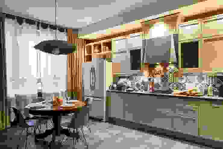 Квартира в ЖК "Wellton Park" - Алиса в стране чудес, Вира-АртСтрой Вира-АртСтрой Eclectic style kitchen