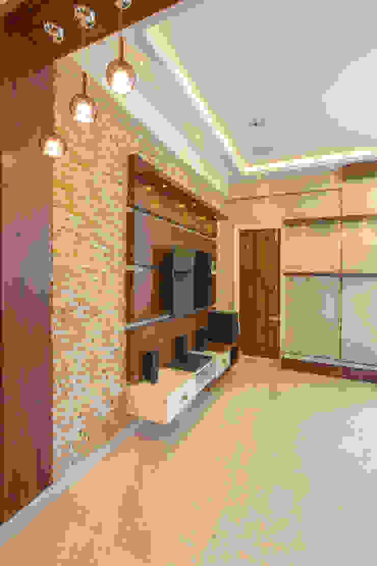 3 Bhk Apartment Interiors In Rustic Look Theme Von In Built