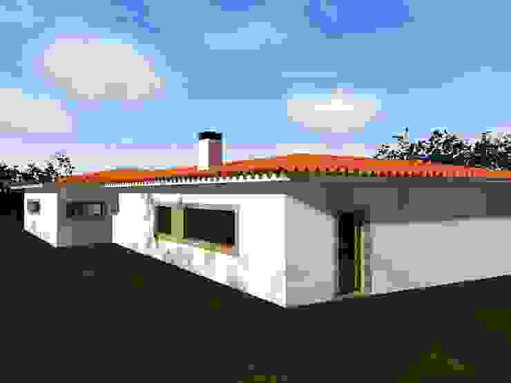 Moradia Tradicional – Braga Casas rústicas por Esboço Arq. Rústico