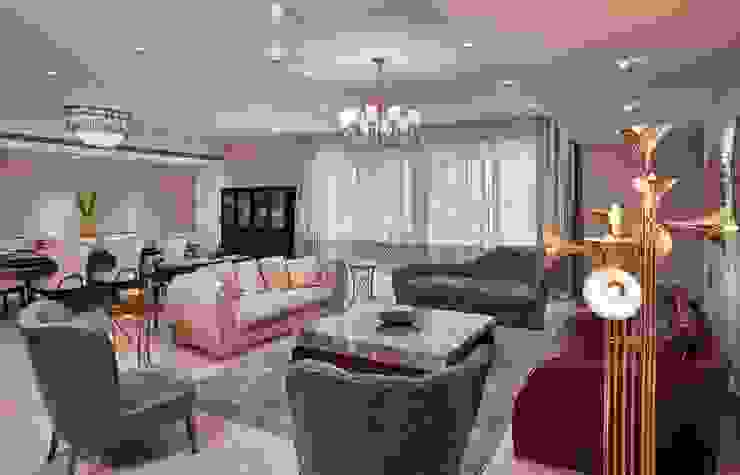 formal living room homify Modern living room Beige