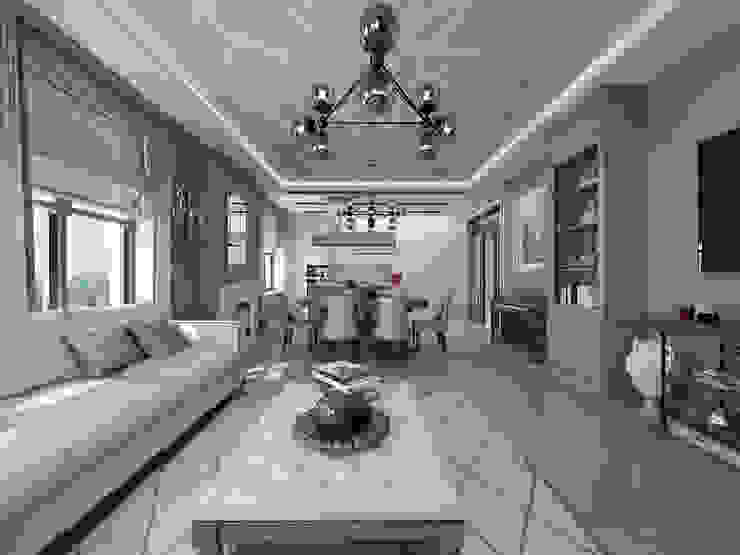 Студия дизайна интерьера в Москве 'Юдин и Новиков' Modern living room