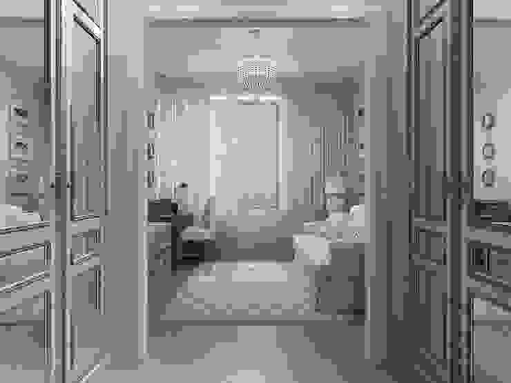 Студия дизайна интерьера в Москве 'Юдин и Новиков' Modern corridor, hallway & stairs