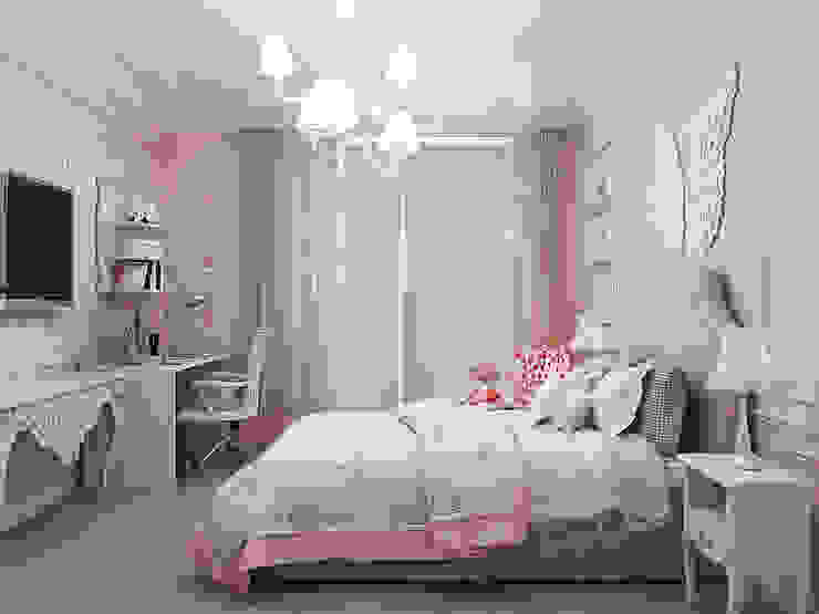 Студия дизайна интерьера в Москве 'Юдин и Новиков' Modern style bedroom