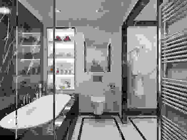 Студия дизайна интерьера в Москве 'Юдин и Новиков' Modern bathroom