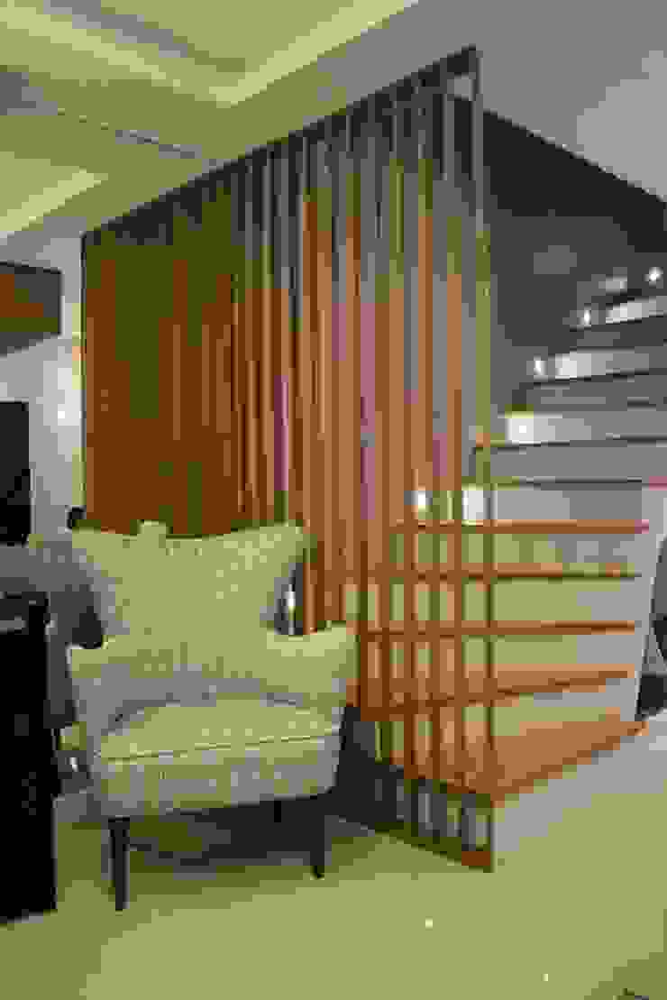 Área social Residência Danielle Barbosa DECOR|DESIGN Corredores, halls e escadas modernos