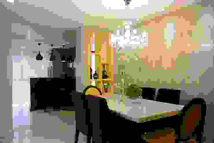 Área social Residência Danielle Barbosa DECOR|DESIGN Salas de jantar modernas
