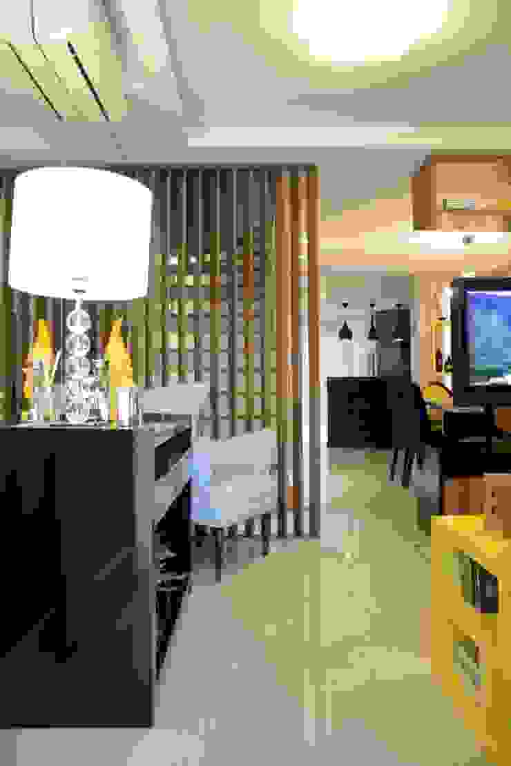Área social Residência Danielle Barbosa DECOR|DESIGN Corredores, halls e escadas modernos