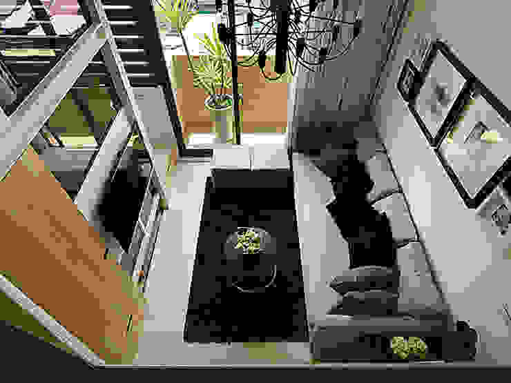 12 坪的樓中樓 擁有完善收納設計的高質感居所 Homify