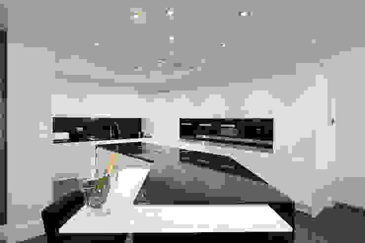 Mr & Mrs Davidson's Monochrome Kitchen Room Modern Kitchen Granite Black