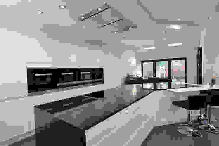 Mr & Mrs Davidson's Monochrome Kitchen Room Modern Kitchen Granite White