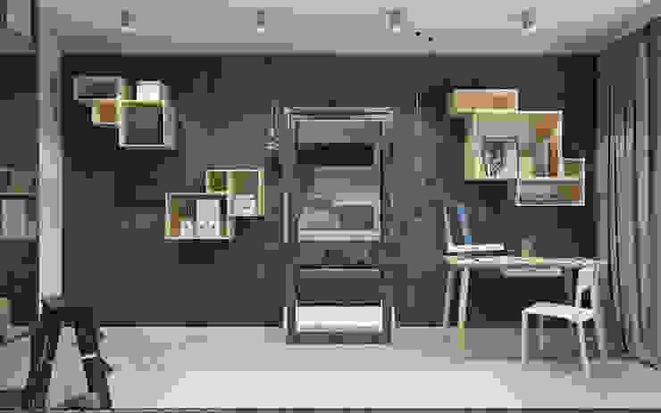 Квартира для молодой девушки, OBJECT OBJECT Scandinavian style dressing room