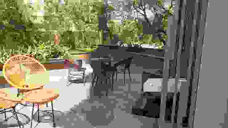 Terrace garden at Hospital in Mumbai, Land Design landscape architects Land Design landscape architects