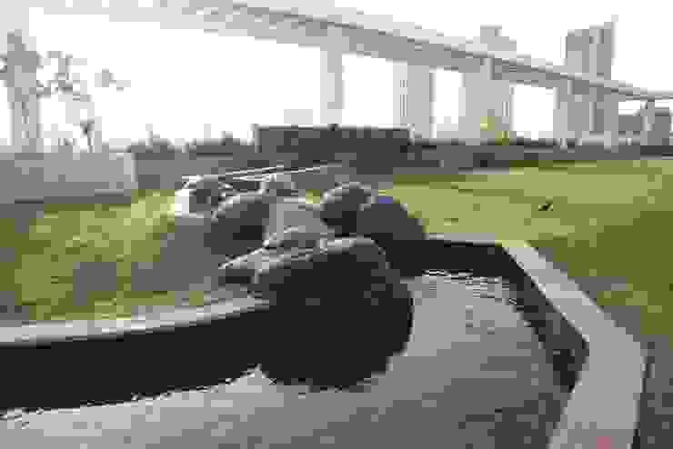 Tropical water body feature Land Design landscape architects Commercial spaces Commercial Spaces