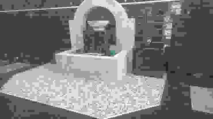 Penthaus Mit Holzarbeiten Uberdachung Brunnen Pflanzung Von Neues Gartendesign By Wentzel Homify