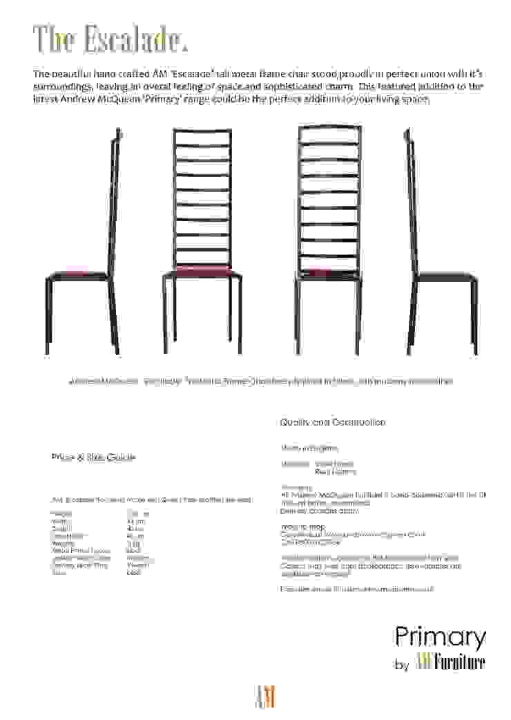 Escalade Chair Andrew McQueen Living roomStools & chairs Metal Amber/Gold