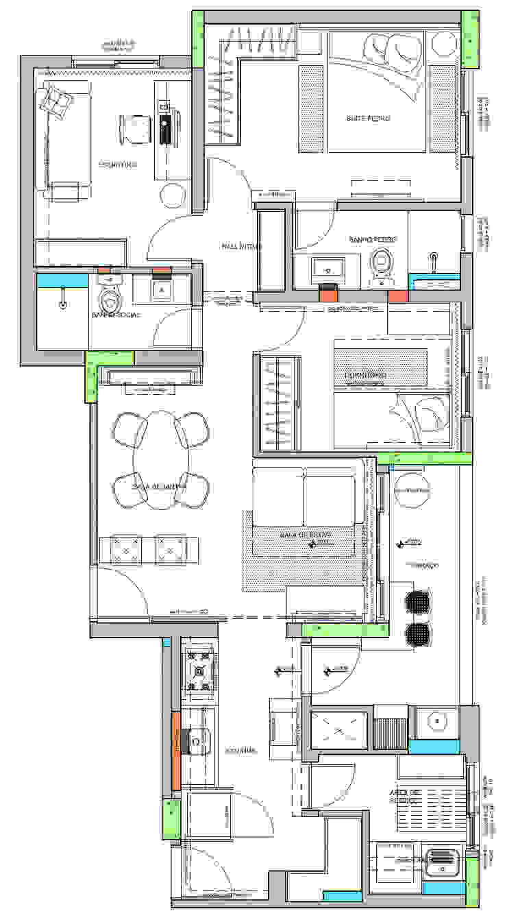 Planta Layout Espaço Alessandra Luz Casa & Jardim