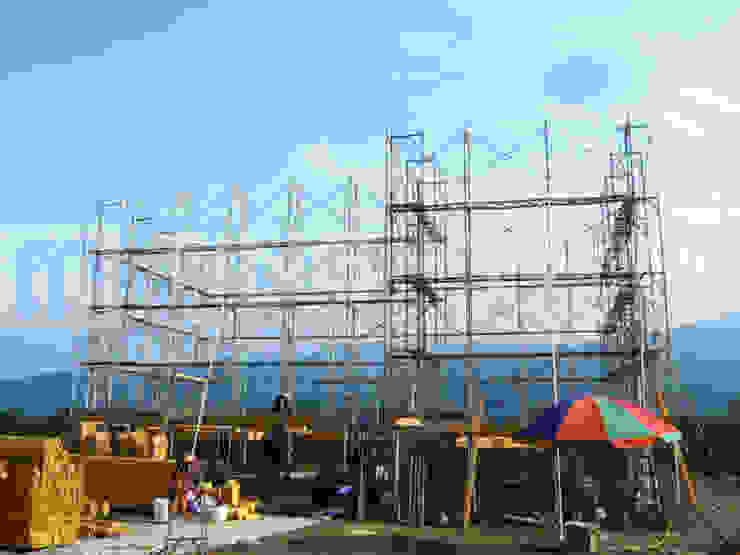 【木建築】宜蘭三星鄉│江宅│獨棟別墅│建坪100坪 根據 閮檍設計 Ting Yi Design 古典風 實木 Multicolored