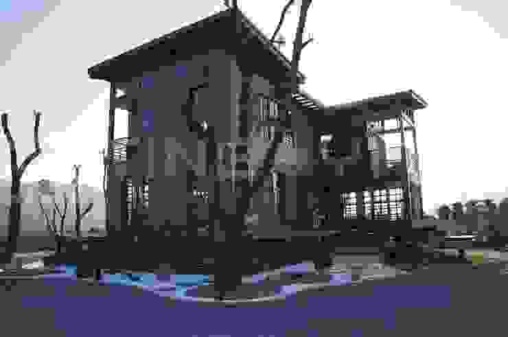 【木建築】宜蘭三星鄉│江宅│獨棟別墅│建坪100坪 根據 閮檍設計 Ting Yi Design 古典風 實木 Multicolored